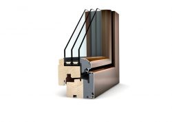Fenêtre Internorm HF310 - Ambiente, mixte bois aluminium